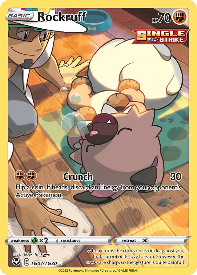 Rockruff Silver Tempest TG07/TG30 TGH