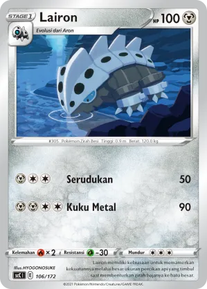 Lairon (Evolution V Starter Deck 106/172)