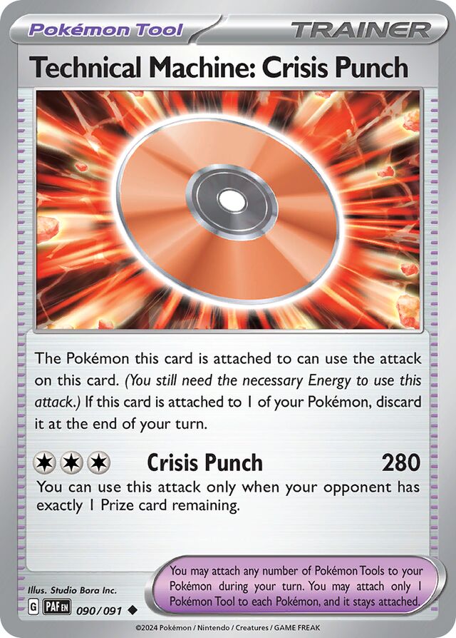 Technical Machine: Crisis Punch Paldean Fates 090/091 Uncommon