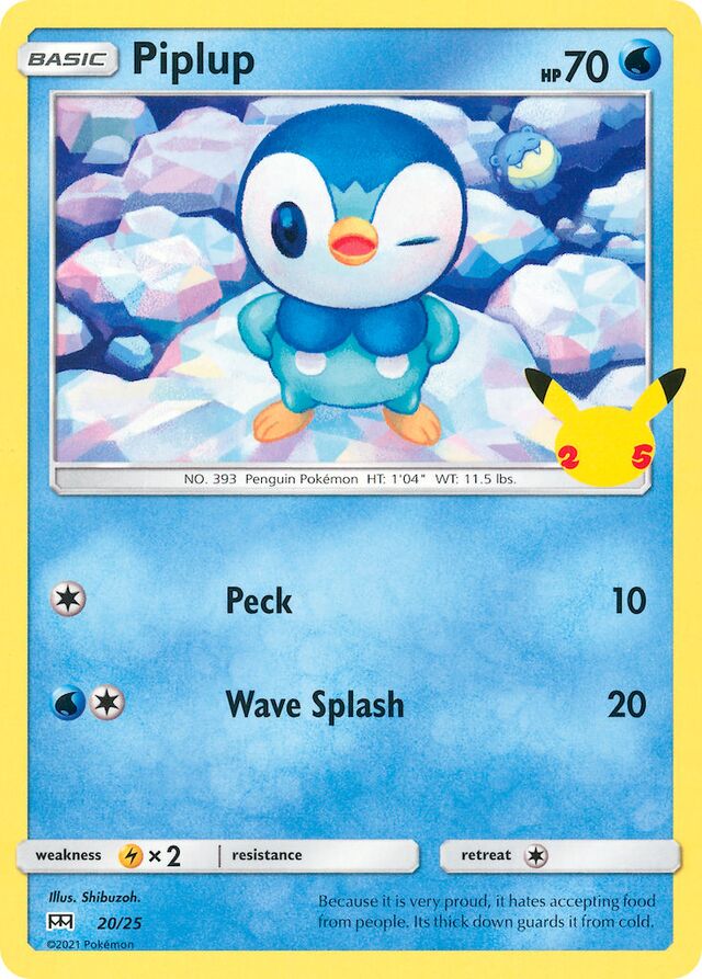 Piplup McDonald's Collection 2021 20/25 —
