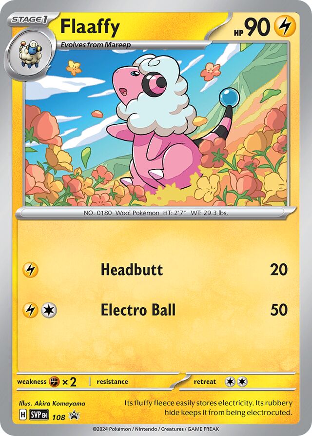 Flaaffy ["5" Pikachu Deck] SVP Black Star Promos 108