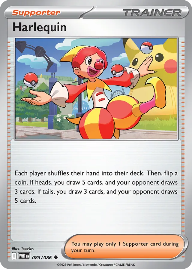Harlequin White Flare 083/086 Uncommon