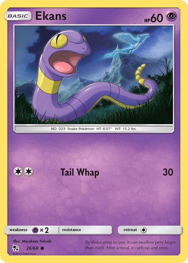 Ekans Hidden Fates 26/68 Common