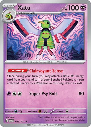 Xatu (Paldean Fates 026/091)