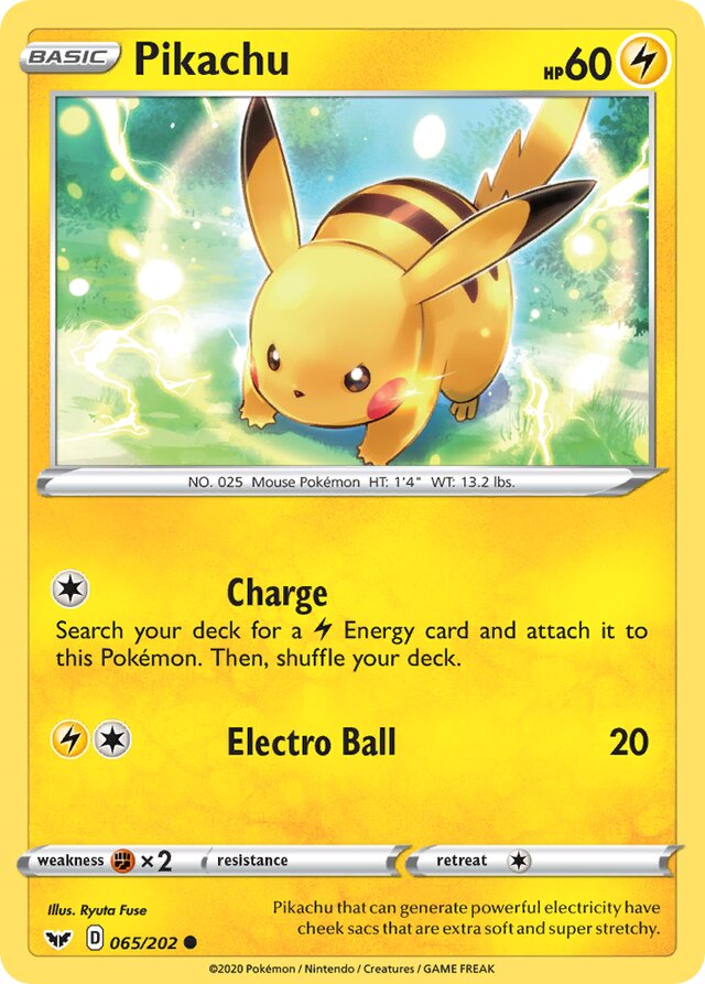 065/202 Pikachu SSH Common