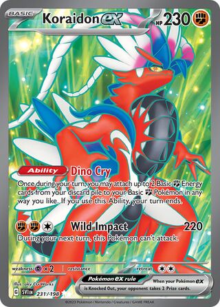 Koraidon ex (Scarlet & Violet 231/198) – TCG Collector