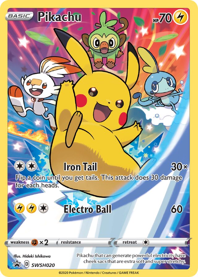 SWSH020 Pikachu SSP PROMO