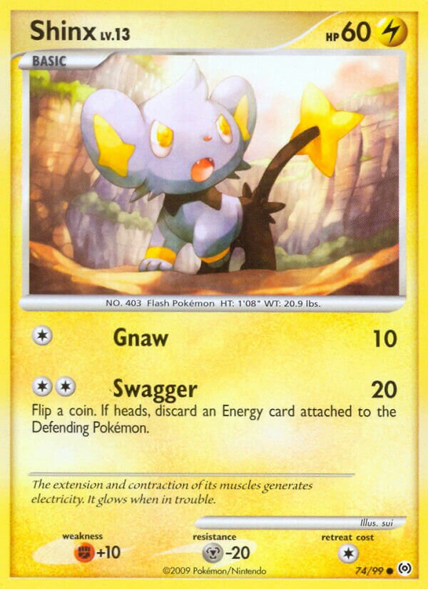 Shinx Arceus 74/99 Common