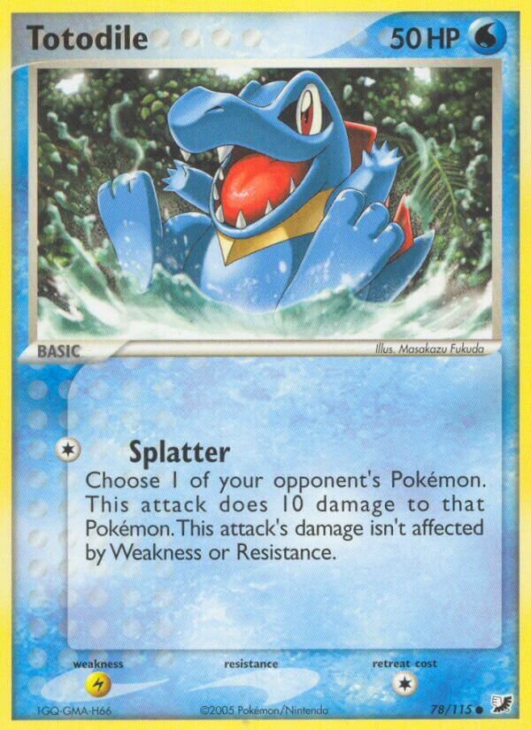 Totodile Unseen Forces 78/115 Common