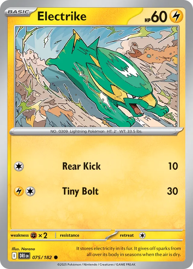 Electrike Destined Rivals 075/182 Common