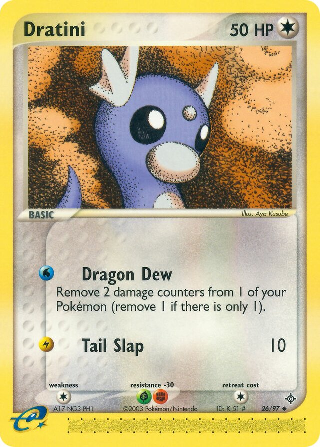 Dratini Dragon 26/97 Uncommon