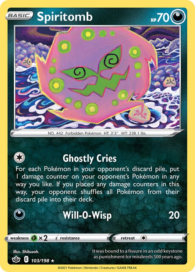 103/198 Spiritomb CRE Rare