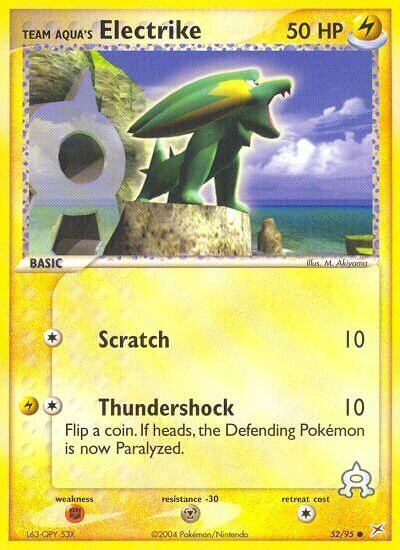 52/95 Team Aqua's Electrike MA Common