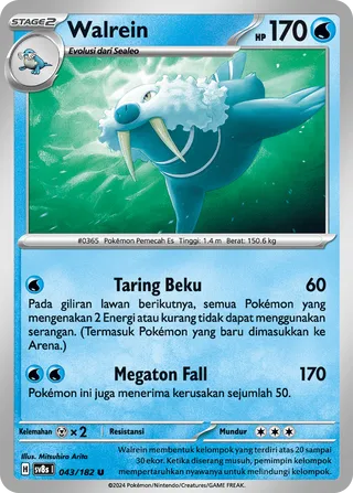 Walrein (Stellar Lightning 043/182)