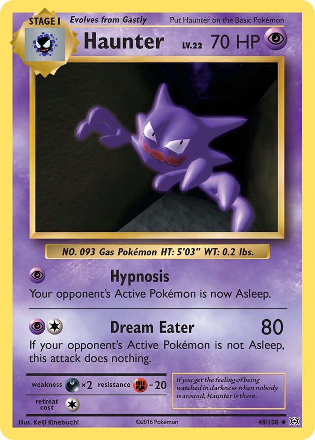 Haunter Evolutions 48/108 Uncommon