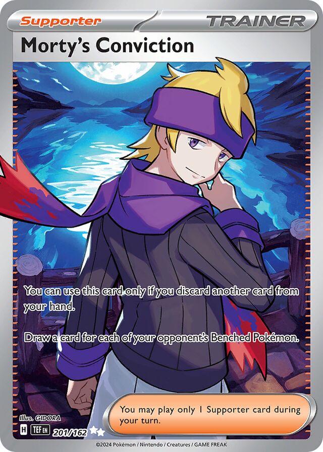 201/162 Morty's Conviction TEF Ultra Rare