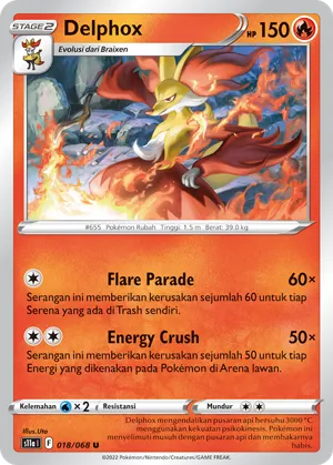 Delphox (Incandescent Arcana 018/068)