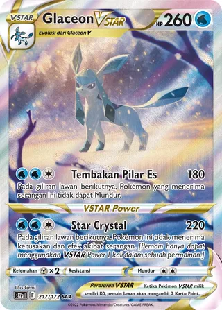 Glaceon VSTAR (VSTAR Universe 217/172)