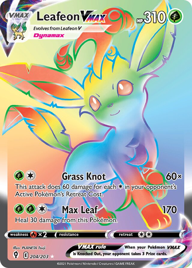 Leafeon-VMAX (018/414), Busca de Cards