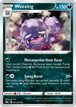 Weezing (Jet-Black Spirit 045/070)