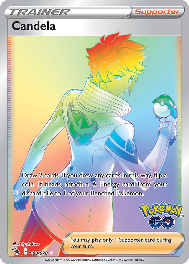 Candela Pokémon GO 083/078 Rare Rainbow