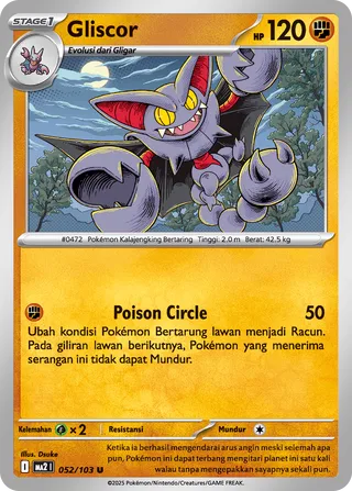 Gliscor (Blue Blaze 052/103)