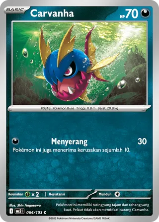 Carvanha (Blue Blaze 064/103)