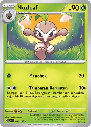 Nuzleaf (Ace Paradox 004/142)