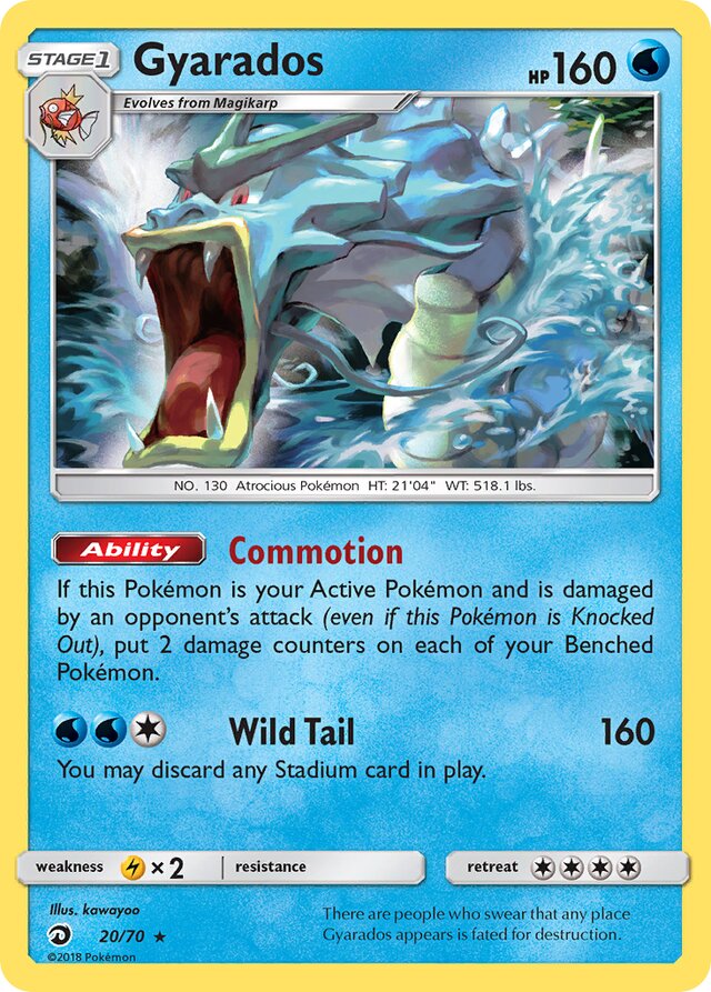 Gyarados Dragon Majesty 20/70 Rare Holo