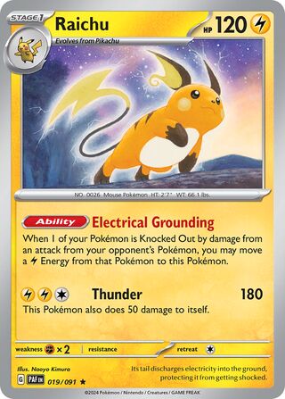 Raichu (Paldean Fates 019/091)