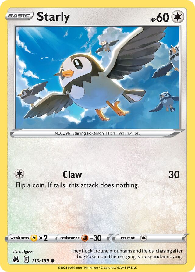 Starly Crown Zenith 110/159 Common