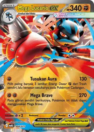Mega Lucario ex (Mega Lucario ex Starter Deck 004/021)