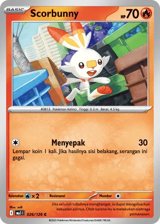 Scorbunny (Mega Evolution 026/126)