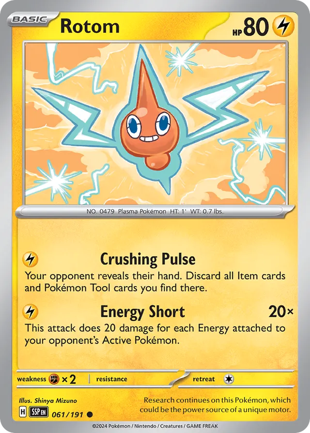 061/191 Rotom SSP Common