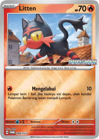 Litten (Scarlet & Violet Promos 098/SV-P)