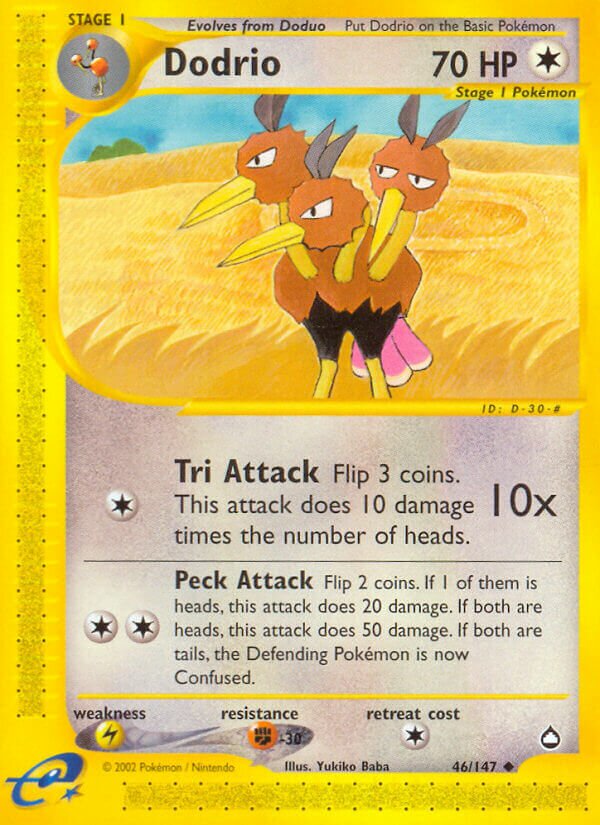 46/147 Dodrio AQ Uncommon