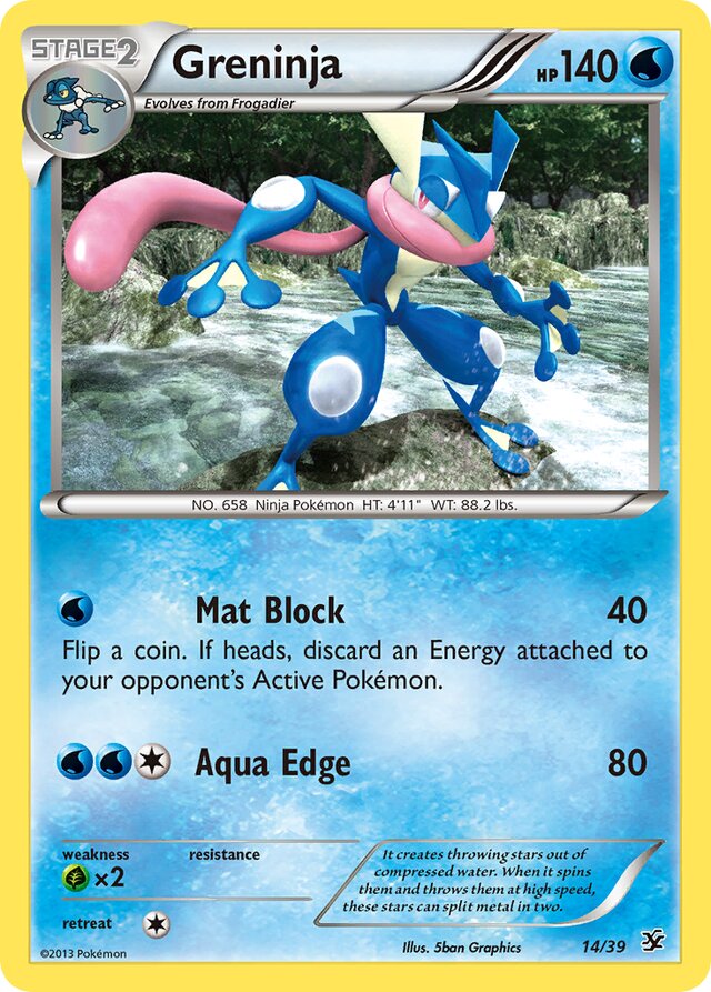 Greninja Kalos Starter Set 14/39