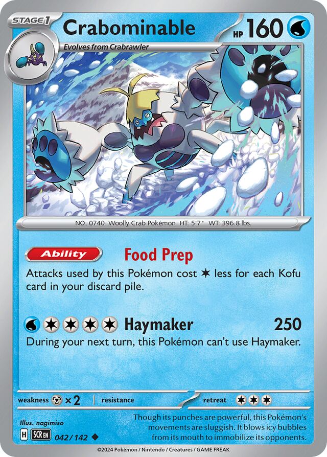042/142 Crabominable SCR Uncommon