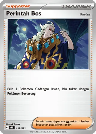 Boss's Orders (Ancient Koraidon ex Starter Deck 022/022)