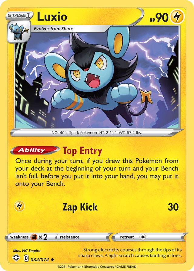 Luxio Shining Fates 032/072 Uncommon