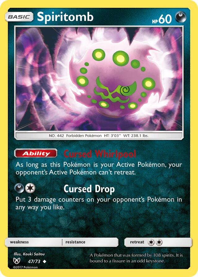 Spiritomb Shining Legends 47/73 Uncommon