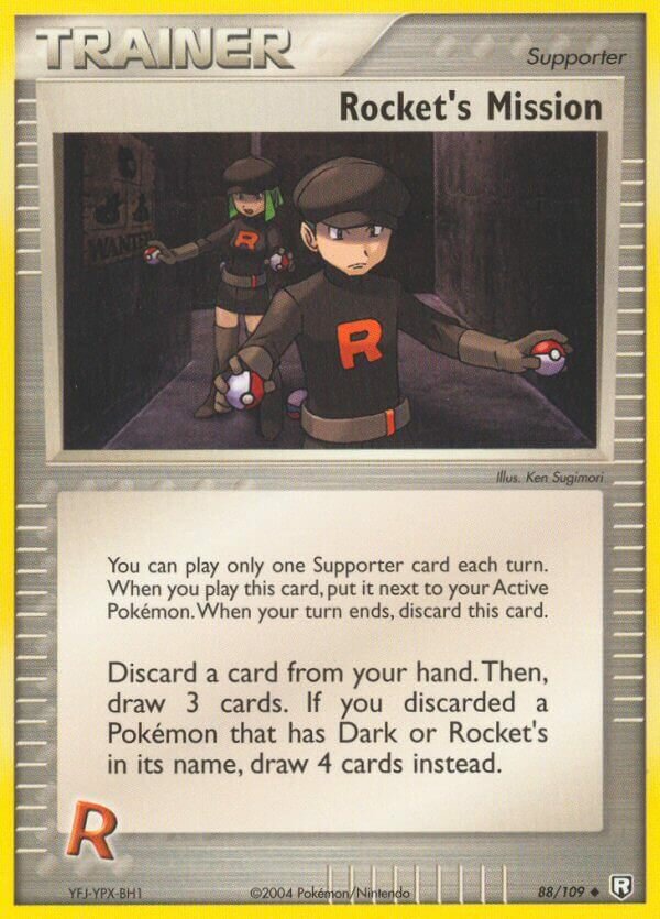 Rocket's Mission Team Rocket Returns 88/109 Uncommon