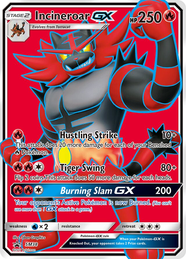 IncineroarGX SM Black Star Promos SM38 PROMO