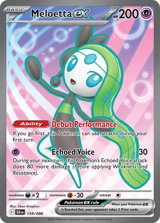 Meloetta ex (Black Bolt 159/086)