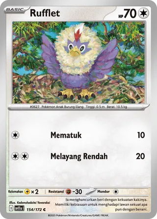Rufflet (Black & White 154/172)