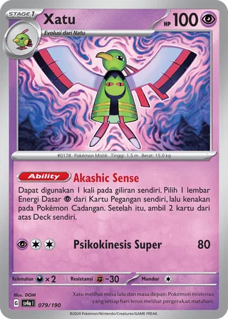 Xatu (Shiny Treasure ex 079/190)