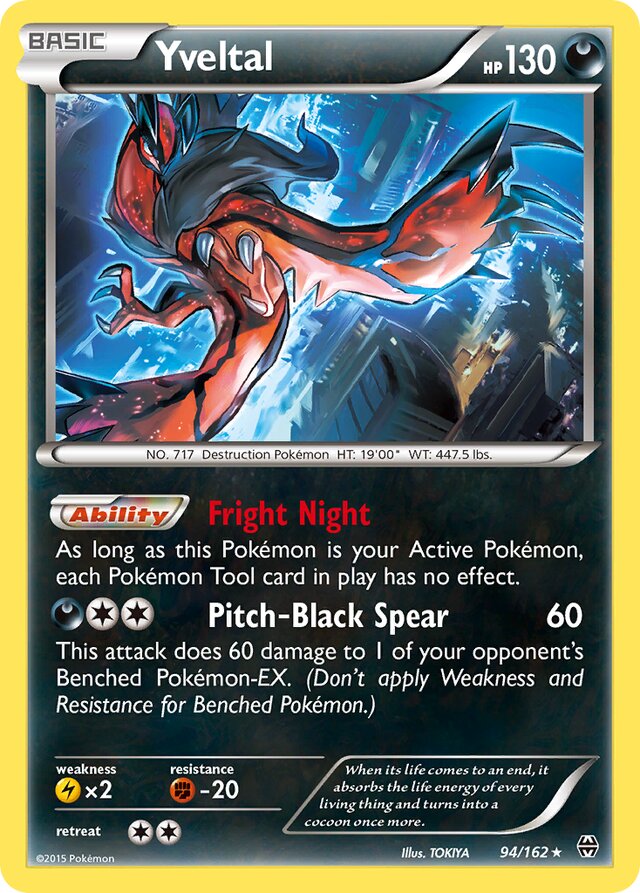 Yveltal BREAKthrough 94/162 Rare Holo