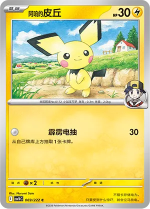 Ethan's Pichu (Chasing Glory 069/222)