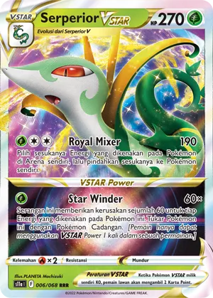 Serperior VSTAR (Incandescent Arcana 006/068)
