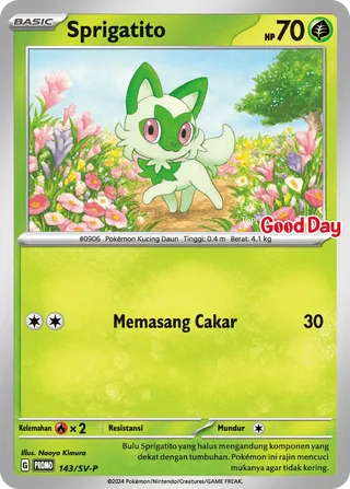 Sprigatito (Scarlet & Violet Promos 143/SV-P)